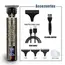 2025 Vintage T9 Hair Clipper /Accessories | USB Fast Charge LCD Shaver | 0mm Bald Cutting Machine Barber for Men Home Haircut
