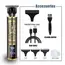 2025 Vintage T9 Hair Clipper /Accessories | USB Fast Charge LCD Shaver | 0mm Bald Cutting Machine Barber for Men Home Haircut