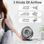 Electric Fan Portable Cooling Laptops Silent USB Fan Three Speed Adjustment for Home Office Desktop Outdoor Camping Mini Fan