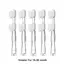 10PCS Kid's Replacement Toothbrush Heads Soft Bristle Replaceable Brush Heads For Seago SG977/EK6/EK7/SG513 Electric Toothbrush