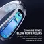 8000mAh Hanging Neck Fan Portable Bladeless USB Rechargeable Mute LED Digital Display Air Cooler Hands Free Fan for Home Outdoor