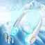 2026 Long Endur New Mini Neck Mounted Fan Portable Bladeless Neck Rechargeable Air Cooler 3 Speed Mini Summer Sports Fan Outdoor