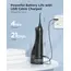 Fairywill Water Flossers Oral Irrigator Rechargeable Portable Dental 3 Modes Water Tank for Teeth 300ML Waterproof Teeth Cleaner