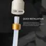 2.4x4mm Hose 150/200/300/400/500mm Length Tube High-Temperature Resistant Tube Replacement for Coffee Machines