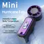 Super Mini Rechargeable Handheld Fan Powerful Wind Ultra-Quiet Fan Digital Display Portable Small Summer Fan Best Selling