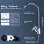 304 Stainless Steel Kitchen Water Faucet Chrome Plated 1/4 Inch Connect Reverse Osmosis Faucet For Drinking Water Purifier