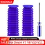 Lower Duct Hose Replacement For Dyson V7 V8 V10 V11 Soft Roller Vacuum Cleaner Soft Roller Blue Hose Flexible Soft Rubber Tube