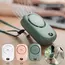 Portable Hanging Neck Fan Mini Fans with Adjustable Lanyard Bladeless USB Rechargeable Sports Cooling Fan for Kids Travel
