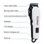 Kemei Hair Cutting Machine Electric Hair Clipper Cordless Trimmer for Men Shaving Machine Rechargeable Hair Cut Barber KM-809A