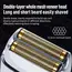 Kemei Tx1 Rechargeable Metal Housing Pro Electric Shaver For Men Hair Beard Electric Razor Bald Shaving Machine Finishing Fade