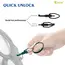 AK-03B Mini Restraint Tool, Short Version, Made of High Carbon Steel, With Key Ring, Compatible With Most Standard Restraints