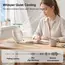 Portable Folding Handheld Fan 3600mAh USB Rechargeable Desktop Fan 199 Speed Powerful Wind Camping Fan for Outdoor Travel Home