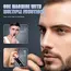 USB Rechargeable Nose & Ear Hair Trimmer for Men, Portable Mini Compact Design with Fast Charge, Electric Grooming Kit