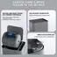 Dual-Use Portable Shoe Washer Gray - 20/30/40 Min Modes, Drum Design, Non-Removable Shoelace, with Car to DC Line