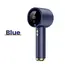 Turbo Fan Mini Handheld Fan Portable Type C Charging Rechargeable Fans Digital Display 100 Gears Strong Wind Standable Cool Fans