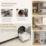Washing Machine Drain Funnel, Filter & Drain Pan with Floor Overflow Protection Against Water Spillage