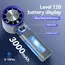 120 Speed Handheld Fan Mini Portable Outdoors Bladeless Desktop Fans Rechargeable Instant Cooling With Ice Mode For Men Women