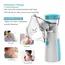 Mini Revitalize Facial Steamer and Humidifier 2-in-1 Nano Ion Mist for Skin Moisturizing Tool Air Moisturizing with Water Tank