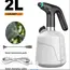 2L Rechargeable Automatic Electric Sprayer 5μm Ultra Fine Mist Watering Can For Garden Flower Irrigation Home Disinfection