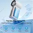 Portable Handheld Fan Mini Personal Fan with LED Display High Velocity Cooling Fan for Travel Outdoor Fun