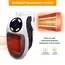 Remote Control Wall Mounted 350W Portable Electric Heater Convenient Room Heater Winter Heating Home Appliance