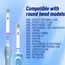 4/8/12/16/24/40PCS Replacement Toothbrush Heads Compatible with Oral Braun -B Professional Electric Toothbrush Heads Brush Heads