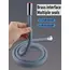 New 1.5/2/3M Silicone Shower Head Hose Flexible Anti-Winding Pipe High Pressure Powerful Shower Tube Bathroom Faucte Accessories