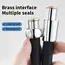 New 1.5/2/3M Silicone Shower Head Hose Flexible Anti-Winding Pipe High Pressure Powerful Shower Tube Bathroom Faucte Accessories