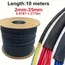 10m /32.8 ft Pet Expandable Braided Mesh Sleeve Black Flexible Wire Mesh Sleeve Tv Audio Pc Cable Protection Against Pet Chewing