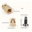 25 Pcs Hinge Repair Inserts, Reusable Fastener Inserts for Cabinet&Furniture Door Fix,Solid Wood Door Plate Reinforcement Kit