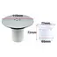 Shower Drain Cover Tray Waste Trap Plug Hole Cover Replacement Chromate Treatment Fast Flow