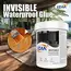 450g Polyurethane Waterproof Coating Invisible Paste Sealant Glue with Brush Adhesive Repair Nano Glue for Home Roof Bathroom Freeze-resistant Wall Crack Repair Glue Easy to brush on.