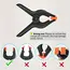 2inch Spring Clamps Heavy Duty Plastic For Background Muslin Canvas Paper Chromakey Screen Clip Photo Studio Carpenter Tool
