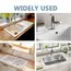 4PCS Plastic Bathroom Kitchen Basin Sink Overflow Cover Ring Insert Replacement Chrome Hole Round Drain Cap Basin Accessory