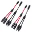 2Y Branch Parallel Connection 30A 1000V Electrical Solar Connector Photovoltaic 2pcs Solar Panel Cable Wire Connect