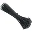 Plastic Nylon Cable Tie 100 PCS Black 5X300 Cable Tie Fixing Ring 3X200 Cable Tie Zipper with 5X200 Self-Locking Nylon Cable Tie