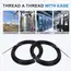 3mm 5M-40M Nylon Cable Puller Electrician Tape Conduit Ducting Wall Wire Threader Fish Guide Electrician Pushing Tape