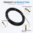 3mm 5M-40M Nylon Cable Puller Electrician Tape Conduit Ducting Wall Wire Threader Fish Guide Electrician Pushing Tape