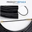 3mm 5M-40M Nylon Cable Puller Electrician Tape Conduit Ducting Wall Wire Threader Fish Guide Electrician Pushing Tape