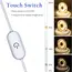 1M-5M USB LED Strip Light 5V 320LEDs/M COB Touch Sensor Dimmable Lamp Tape DIY TV Mirror Backlight Kitchen Room Night Lighting