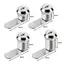 Drawer Cabinet Lock Mail Box Locker Cam Lock Cupboard Door Tongue Lock With 2 Key Furniture Hardware