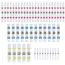 50-1000Pcs Solder Seal Wire Connectors Heat Shrink Solder Butt Insulated Connectors Solder Connector Kit Automotive Marine