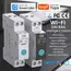 TUYA WIFI Smart Circuit Breaker Power Metering 1P 63A DIN Rail for Smart Home Wireless Remote Control Smart Switch by APP ATELE