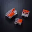 10-75PCS Electrical Lever Wire Connector 2/3/4/5 Port Quick Wiring Terminal Compact Cable Splicing Connector DIY Kit 450V/32A