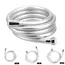 HOOMIN High Pressure Shower Hose Plumbing for Bathroom Accessories PVC Flexible Handheld Anti Winding GI/2 Universal Hose