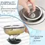 Stainless Steel Kitchen Sink Strainer - 8.13cm & 5.33cm Mesh, Non-Clogging for Bathroom, Washroom & Vanity