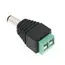 5 Pairs Male and Female Welding-Free DC Plug 5.5*2.1mm Welding-Free DC Female Head Green Terminal Monitoring Power Plug Push-But