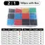 102-750pcs 2:1 Thermoresistant Tube Heat Shrink Wrapping Kit Assorted Wire Cable Insulation Sleeving 3:1 Heat Shrink Tube Set