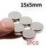15x5mm Super Strong Neodymium Magnet N35 NdfeB Permanent Magnetic imanes Round Powerful Magnets Refrigerator Magnet