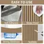 Thick Brown Grid Peel and Stick Wallpaper Faux Plaid Design Waterproof and Moisture-Proof Ideal for Walls Ceilings Home Decor